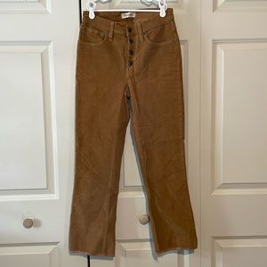 Madewell Corduroy Pants Size 26
